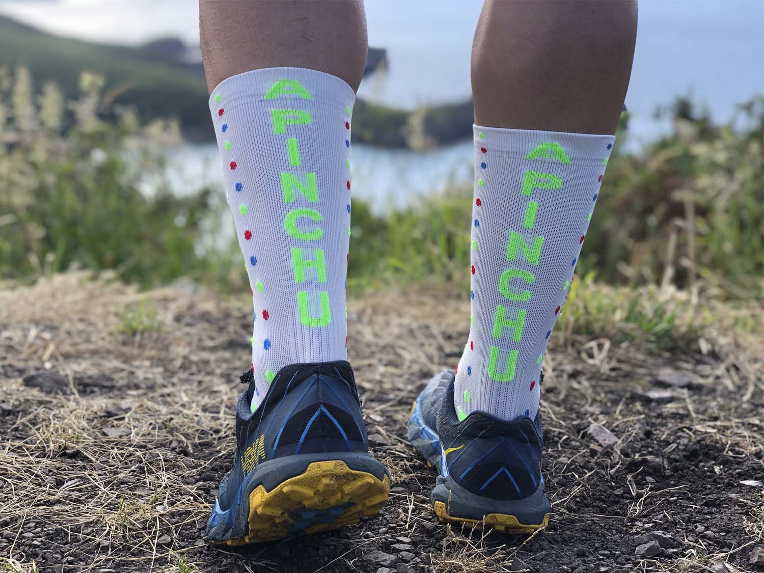 CALCETINES FIND YOUR EVEREST LONG CUT A PINCHU - Blanco