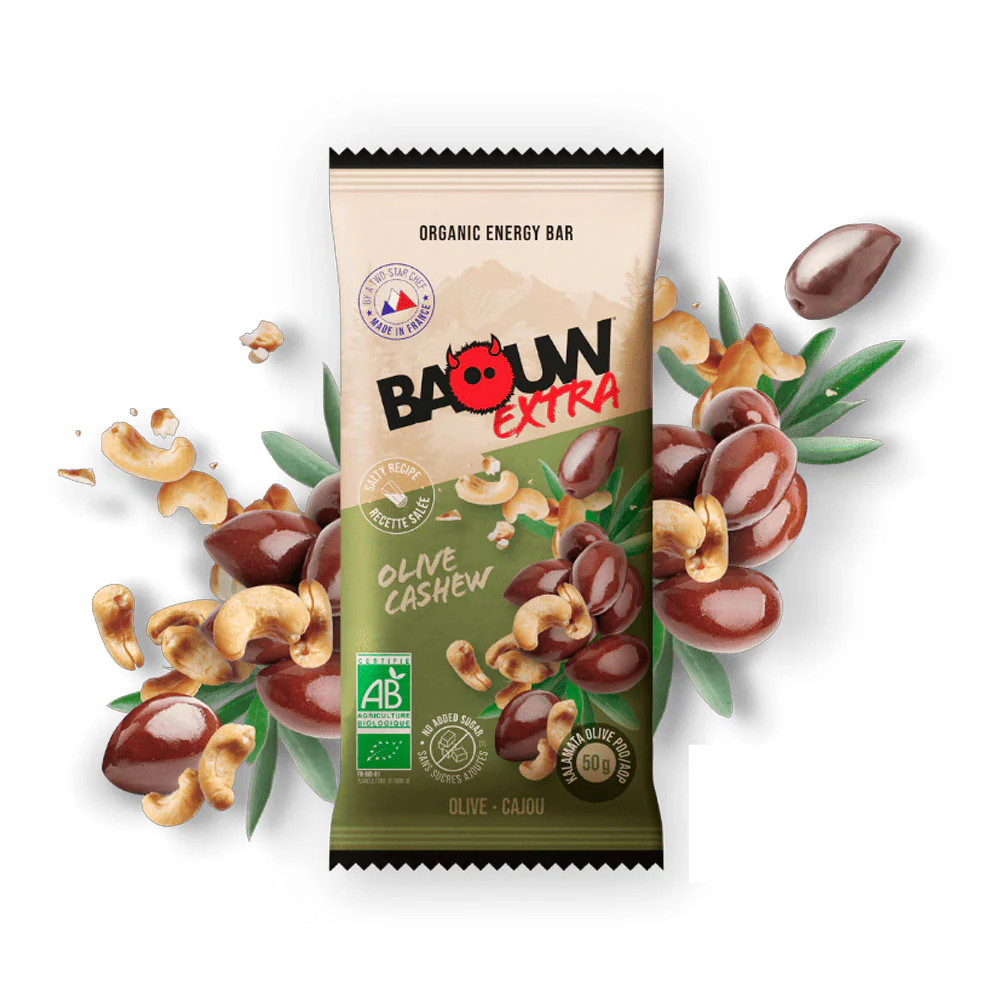 BARRITA ENERGÉTICA BAOUW - Aceitunas y Anacardo