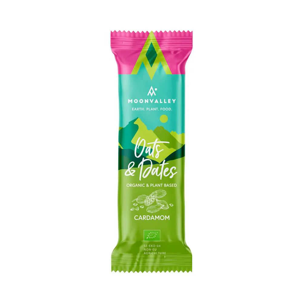 BARRITA ENERGÉTICA MOONVALLEY - Avena, Dátiles y Cardamomo