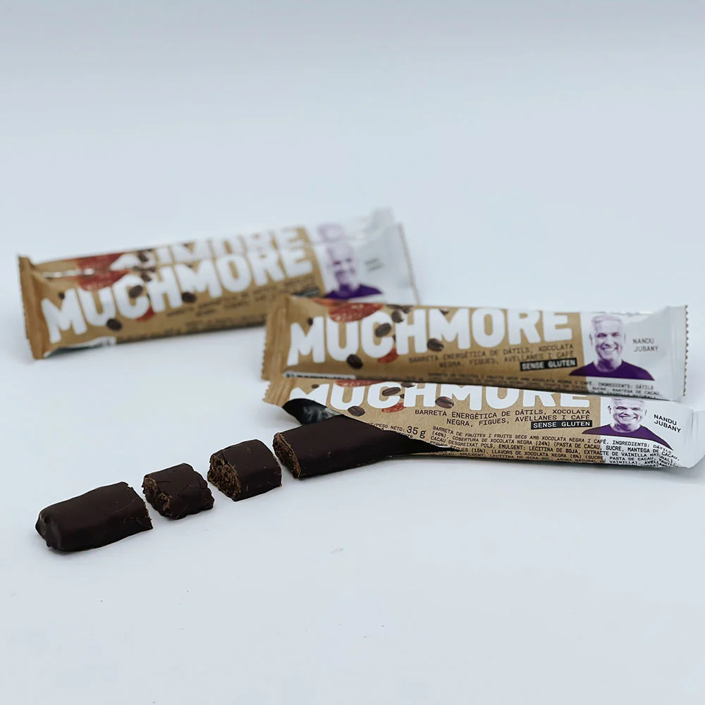 BARRITA ENERGÉTICA MUCHMORE - Chocolate Negro, Higos, Avellanas y Café - Image 2