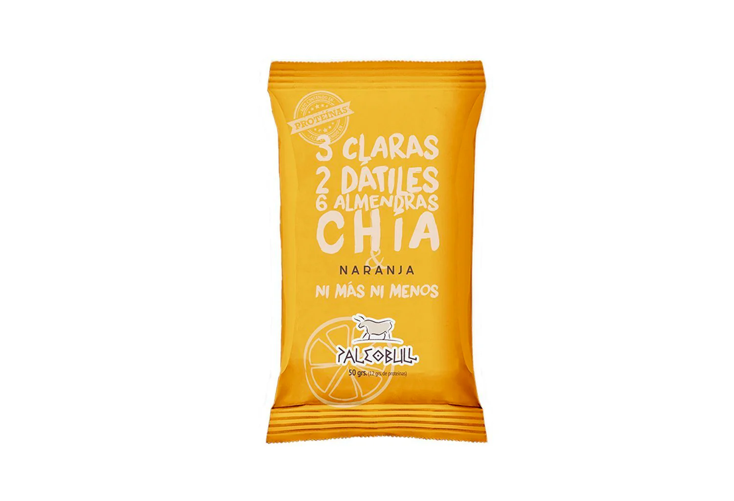 BARRITA ENERGÉTICA PALEOBULL - Naranja y Chía
