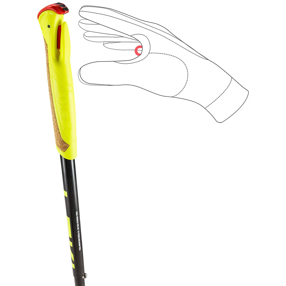 BASTONES LEKI EVOTRAIL FX.ONE TA - Black / Dark Anthracite / Neon Yellow - Image 5