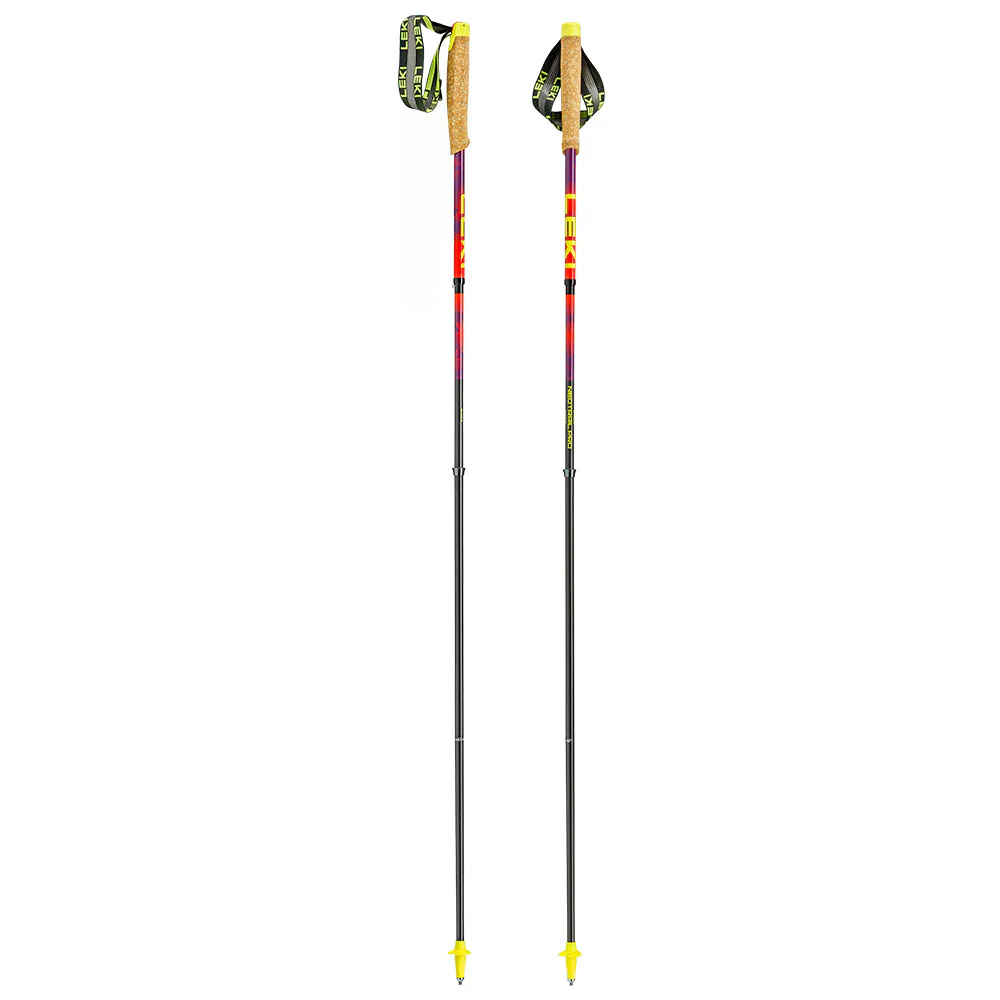 BASTONES LEKI NEOTRAIL PRO FX.ONE SUPERLITE - Bright Red / Violet / Neon Yellow