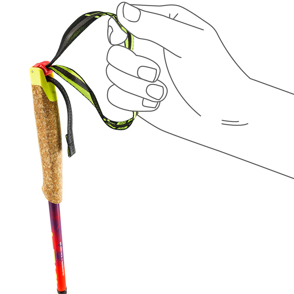 BASTONES LEKI NEOTRAIL PRO FX.ONE SUPERLITE - Bright Red / Violet / Neon Yellow - Image 4