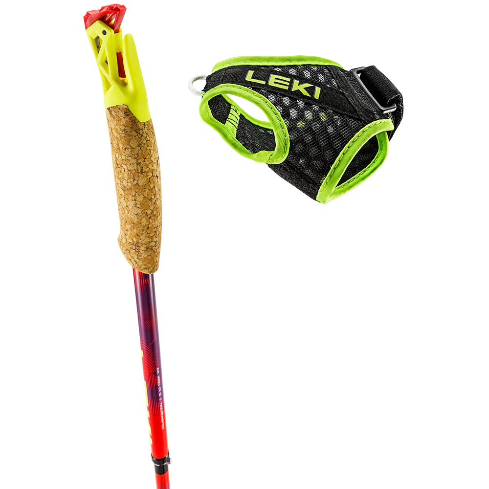 BASTONES LEKI ULTRATRAIL FX.ONE SUPERLITE - Bright Red / Violet / Neon Yellow - Image 7