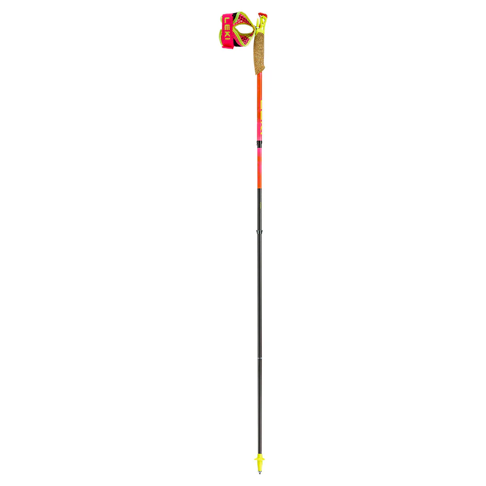 BASTONES LEKI ULTRATRAIL FX.ONE SUPERLITE - Neon Pink / Pastel Orange / Neon Yellow - Image 6