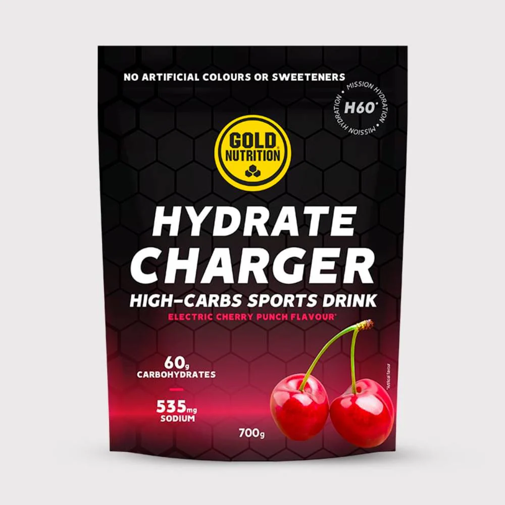 BEBIDA ENERGÉTICA GOLD NUTRITION HYDRATE CHARGER H60 - Cereza