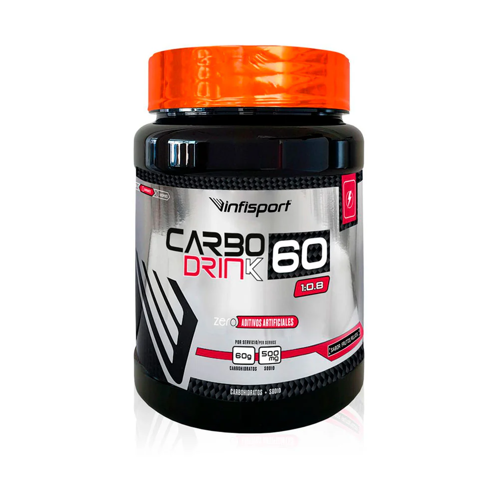 BEBIDA ENERGÉTICA INFISPORT CARBO DRINK 60 - Frutos Rojos