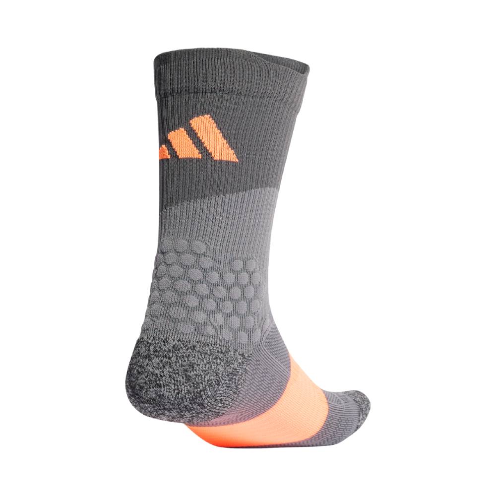 CALCETINES ADIDAS RUNXBOOST - Grey Four / Grey Six / Lucid Orange - Image 2