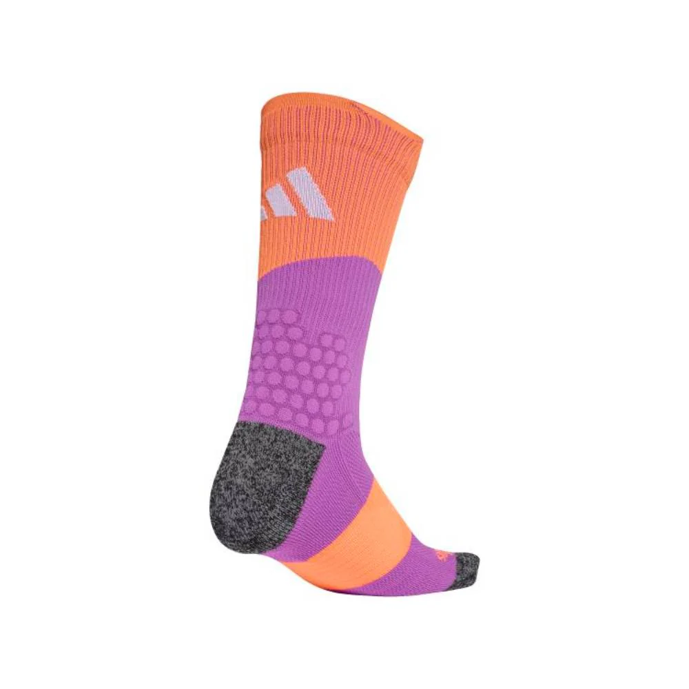 CALCETINES ADIDAS RUNXBOOST - Purple Burst / Lucid Orange / White - Image 2