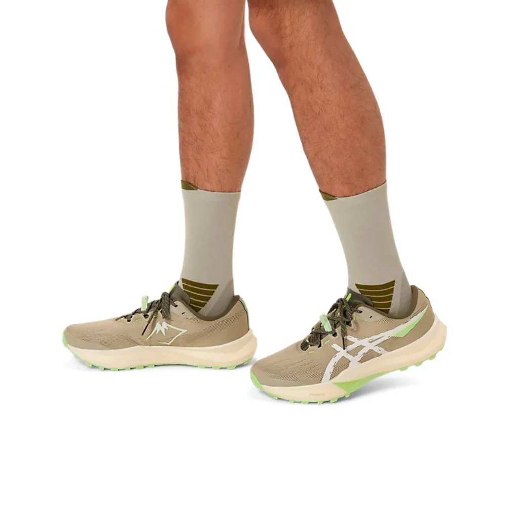 CALCETINES ASICS FUJITRAIL CREW - Khaki - Image 2