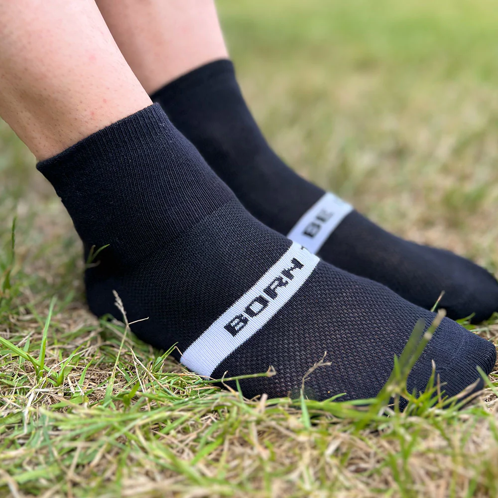 CALCETINES CASUAL FIND YOUR EVEREST SHORT CUT - Black & White - Image 2