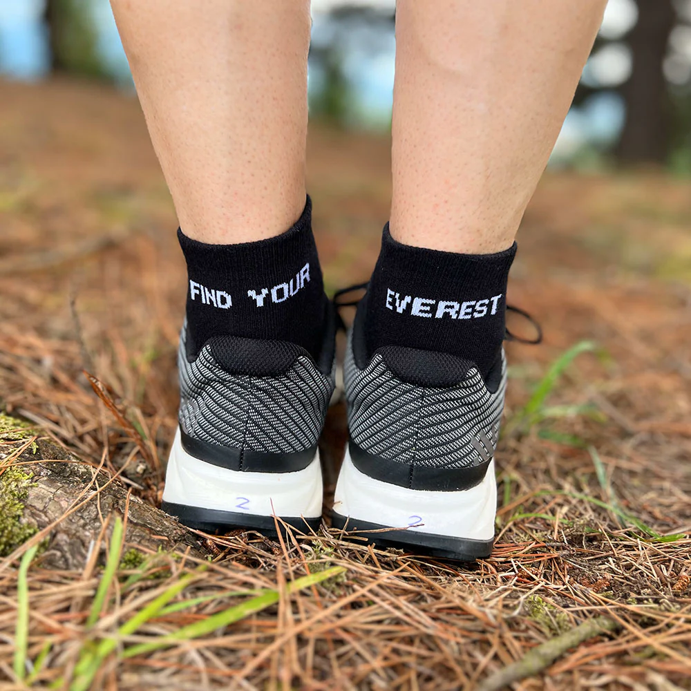 CALCETINES CASUAL FIND YOUR EVEREST SHORT CUT - Black & White - Image 4