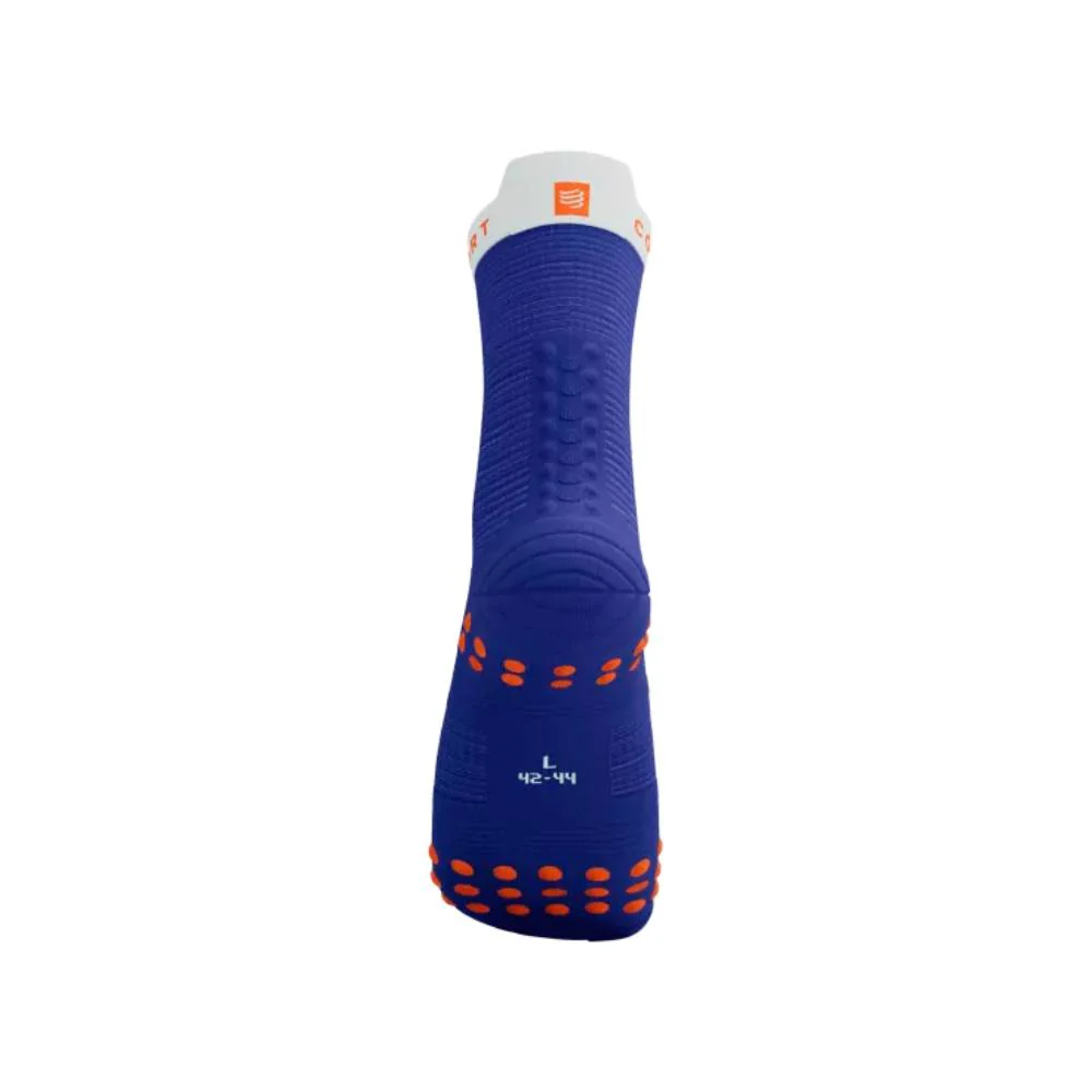 CALCETINES COMPRESSPORT PRO RACING V4.0 RUN HIGH - Dazz Blue / White - Image 3