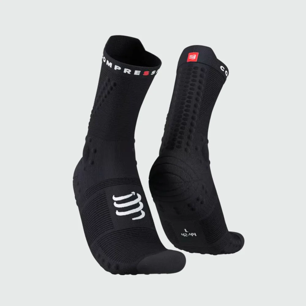 CALCETINES COMPRESSPORT PRO RACING V4.0 TRAIL - Black