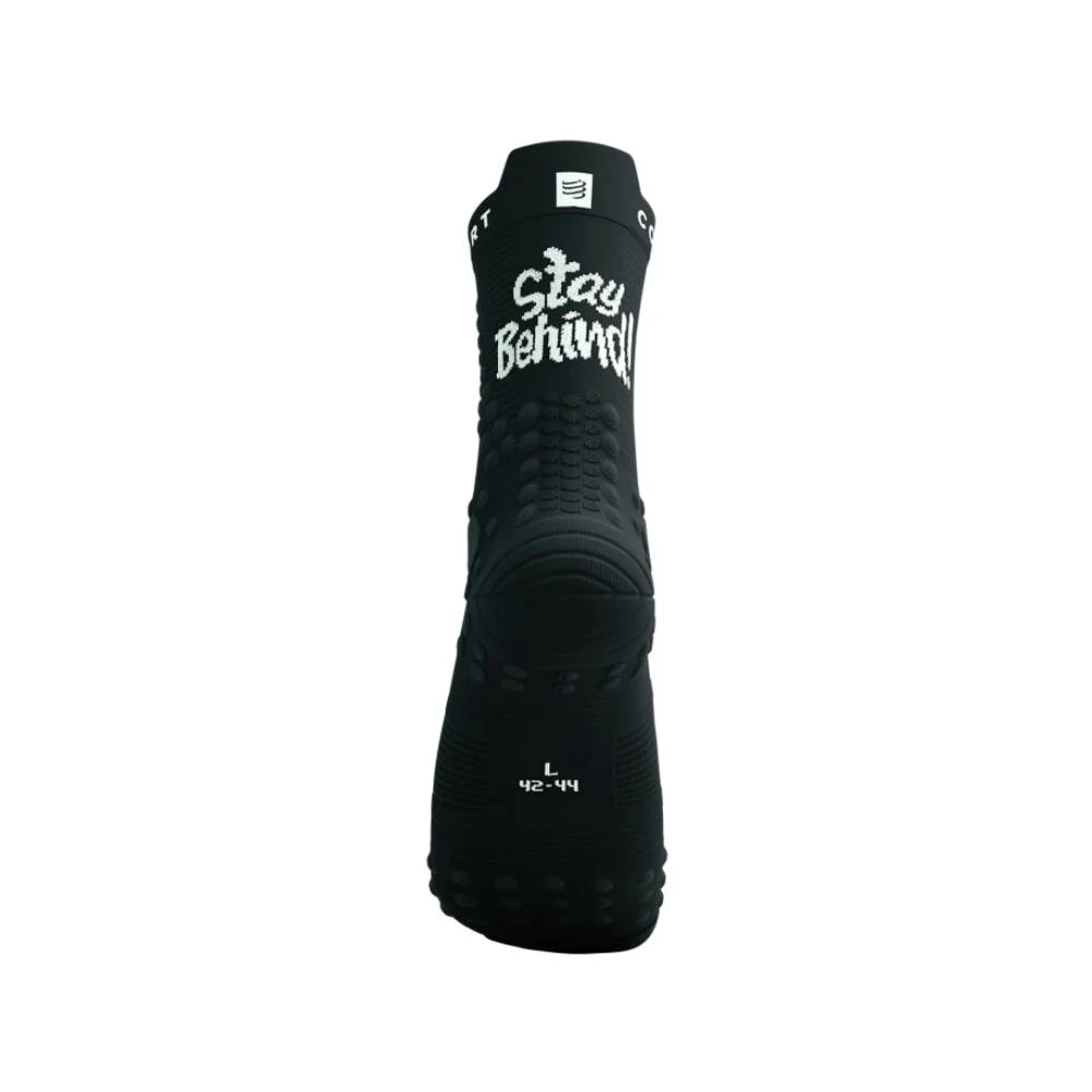 CALCETINES COMPRESSPORT PRO RACING V4.0 TRAIL STAY BEHIND - Black - Image 2