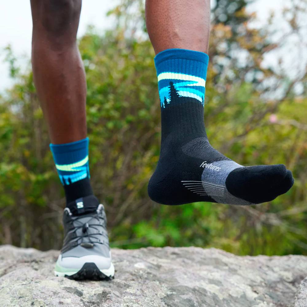 CALCETINES FEETURES TRAIL MAX CUSHION MINI CREW - Blue Aurora - Image 3
