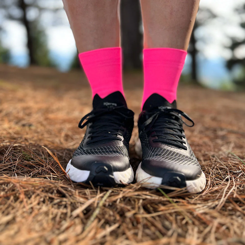 CALCETINES FIND YOUR EVEREST MEDIUM CUT - Fluor Deep Pink - Image 7