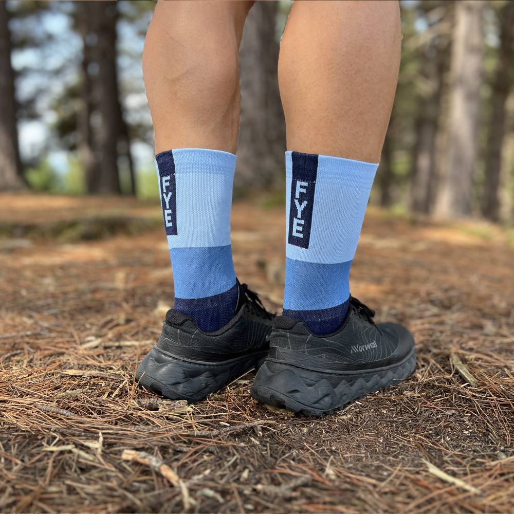 CALCETINES FIND YOUR EVEREST LONG CUT - Blue Rush