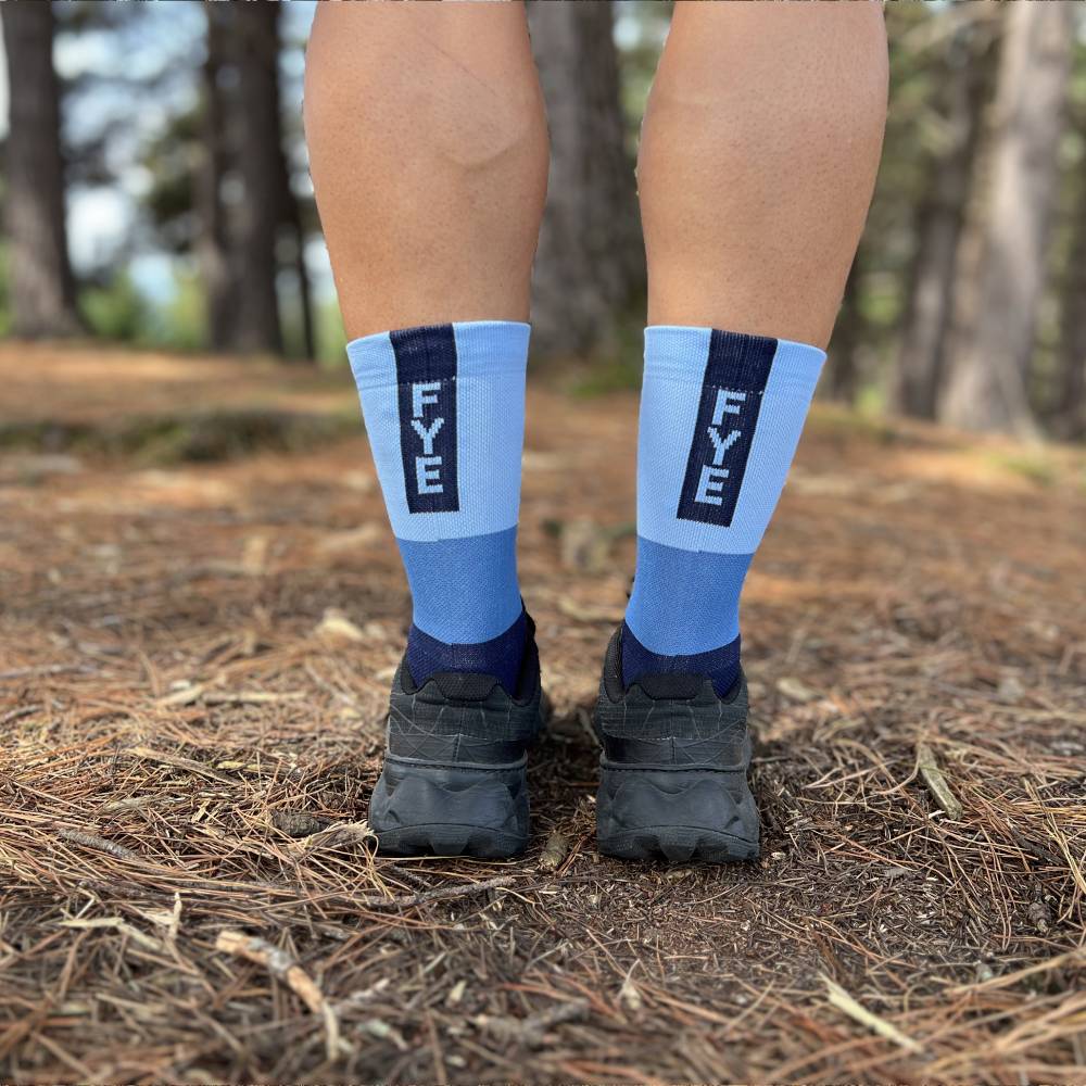 CALCETINES FIND YOUR EVEREST LONG CUT - Blue Rush - Image 2