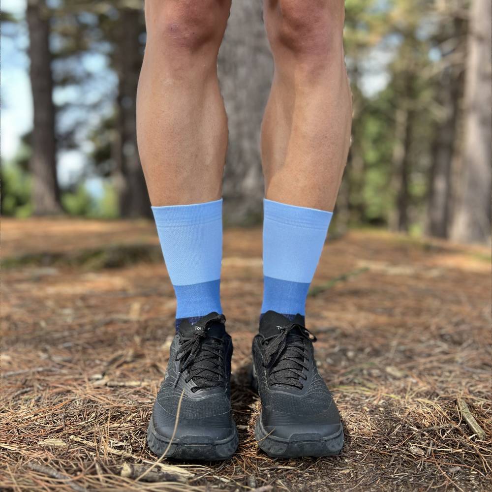 CALCETINES FIND YOUR EVEREST LONG CUT - Blue Rush - Image 3