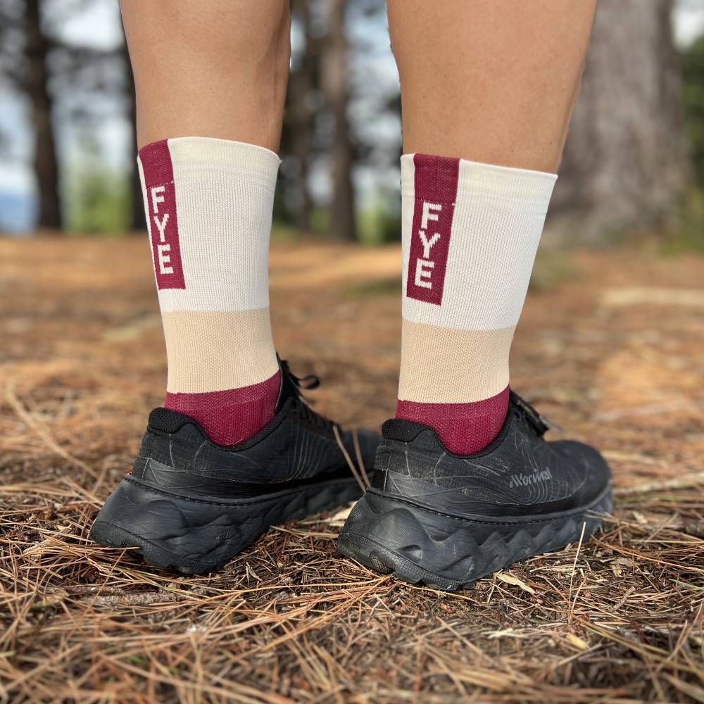 CALCETINES FIND YOUR EVEREST LONG CUT - Burgundy Style