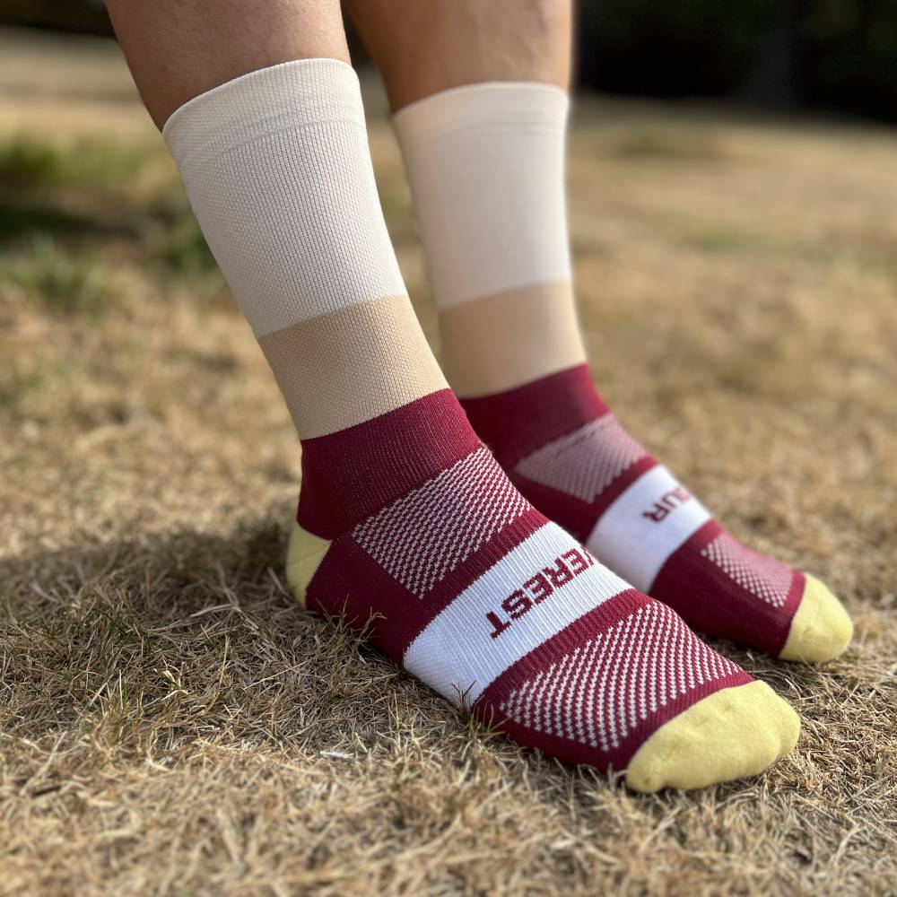 CALCETINES FIND YOUR EVEREST LONG CUT - Burgundy Style - Image 4