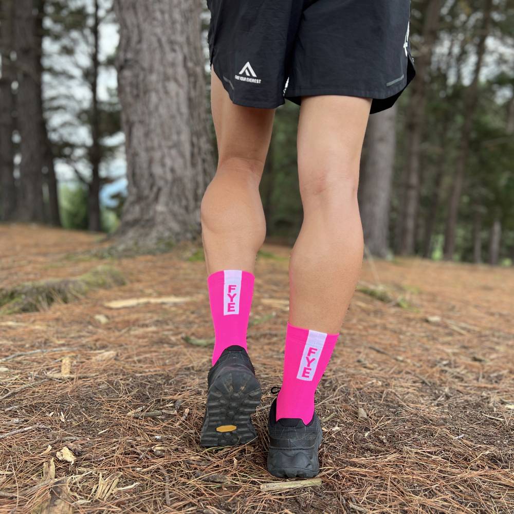 CALCETINES FIND YOUR EVEREST LONG CUT - Total Pink - Image 4