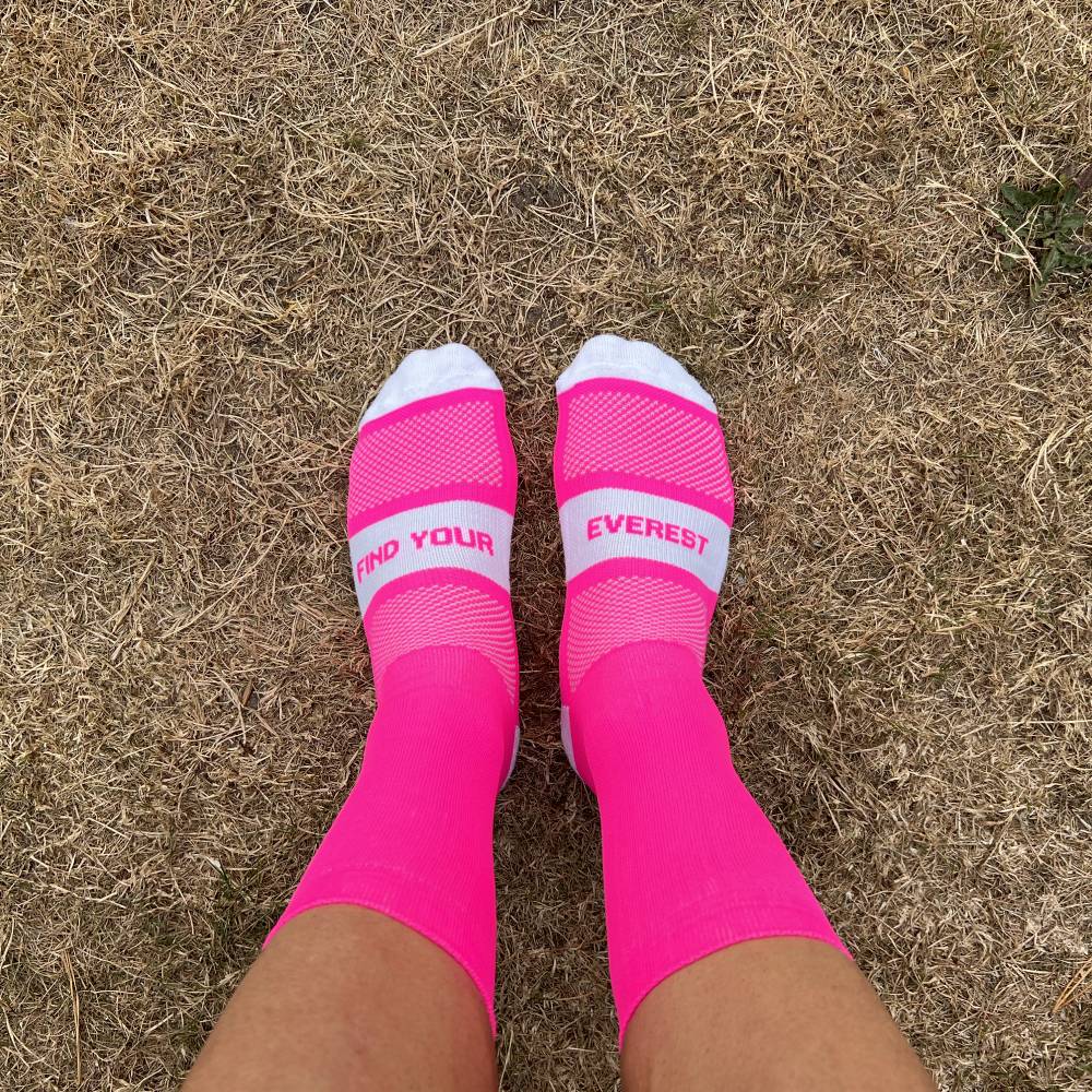 CALCETINES FIND YOUR EVEREST LONG CUT - Total Pink - Image 5