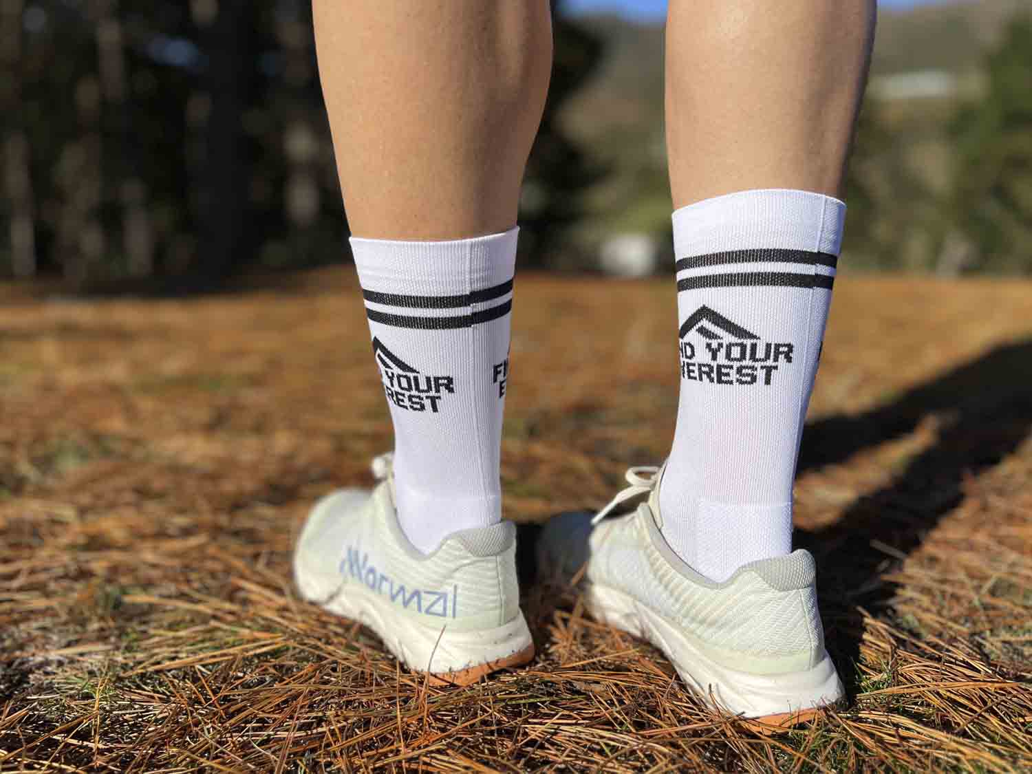 CALCETINES FIND YOUR EVEREST LONG CUT VINTAGE EDITION - White