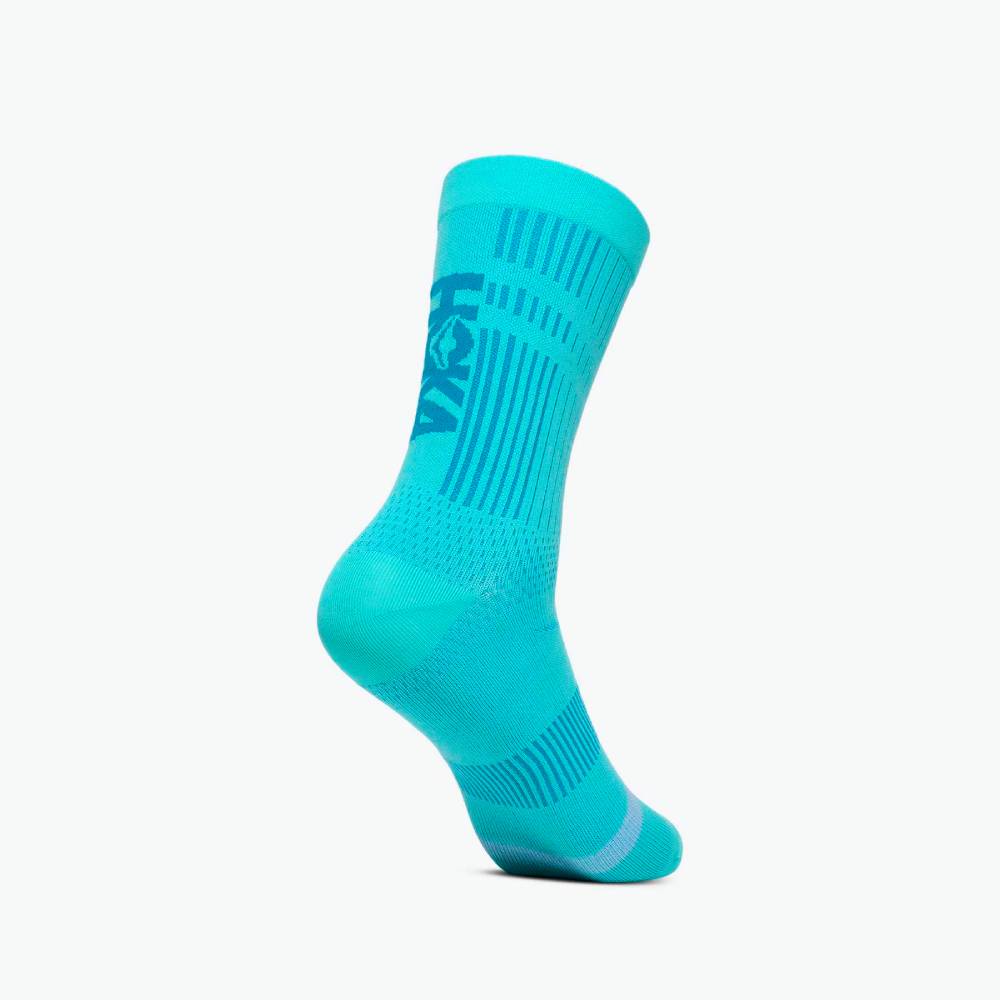 CALCETINES HOKA TRAIL RUN CREW - Cielo Blue - Image 4