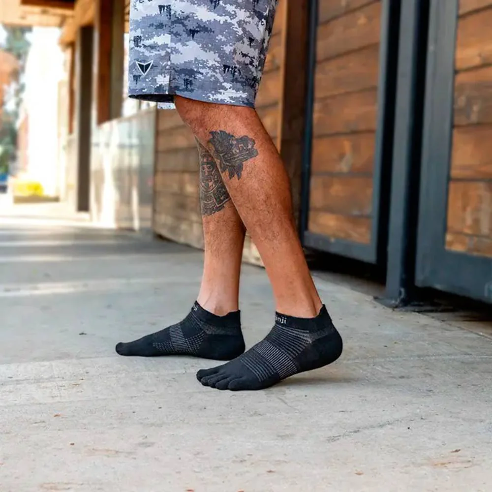 CALCETINES INJINJI RUN LIGHTWEIGHT NO-SHOW - Black - Image 2