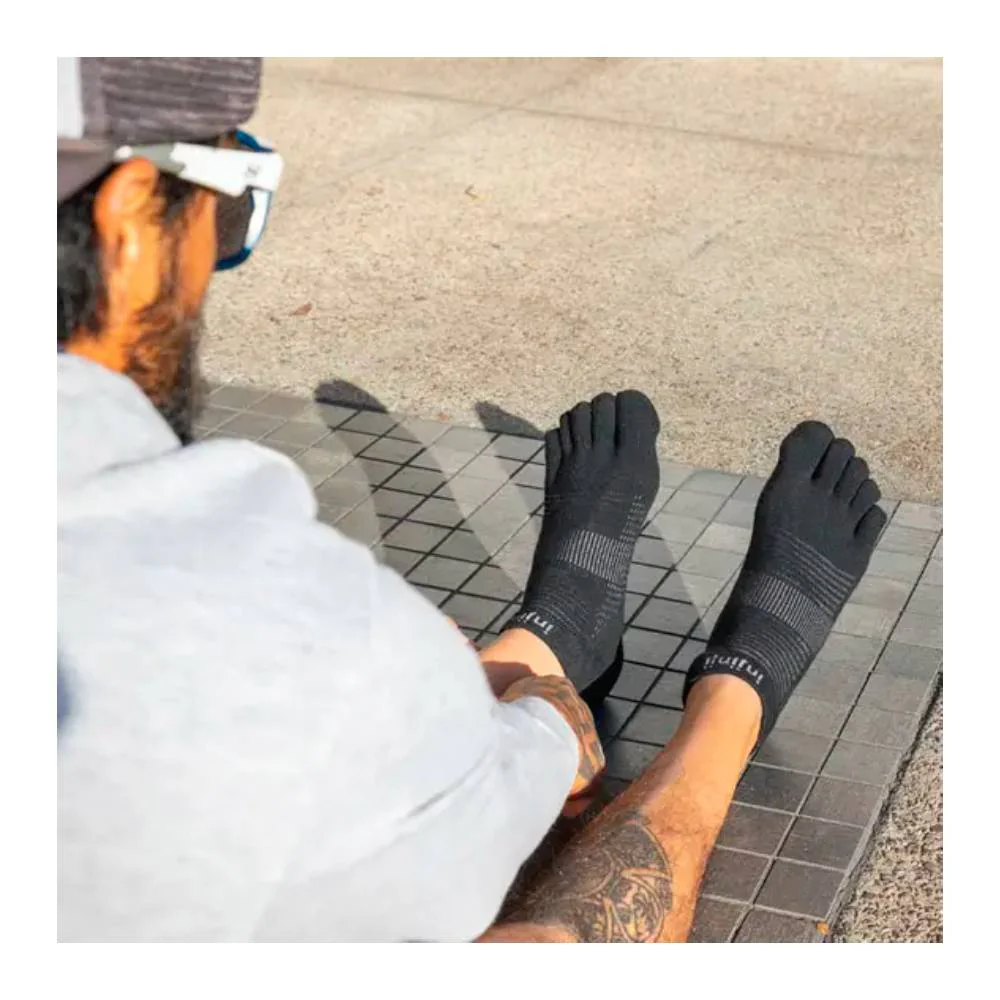 CALCETINES INJINJI RUN LIGHTWEIGHT NO-SHOW - Black - Image 4