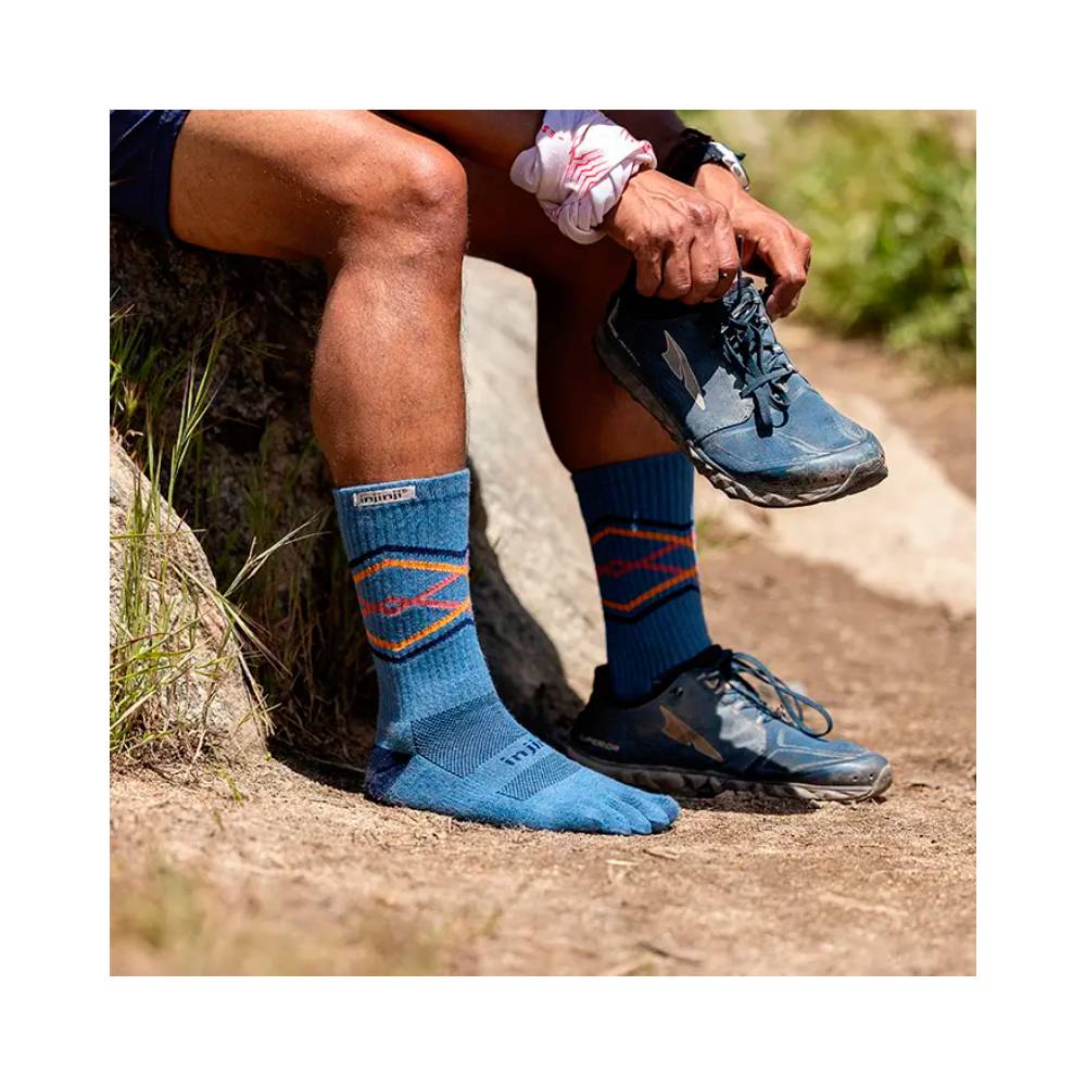 CALCETINES INJINJI TRAIL MIDWEIGHT CREW - Lake - Image 4