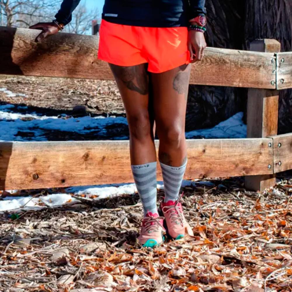 CALCETINES INJINJI ULTRA RUN CREW MUJER - Slate - Image 2