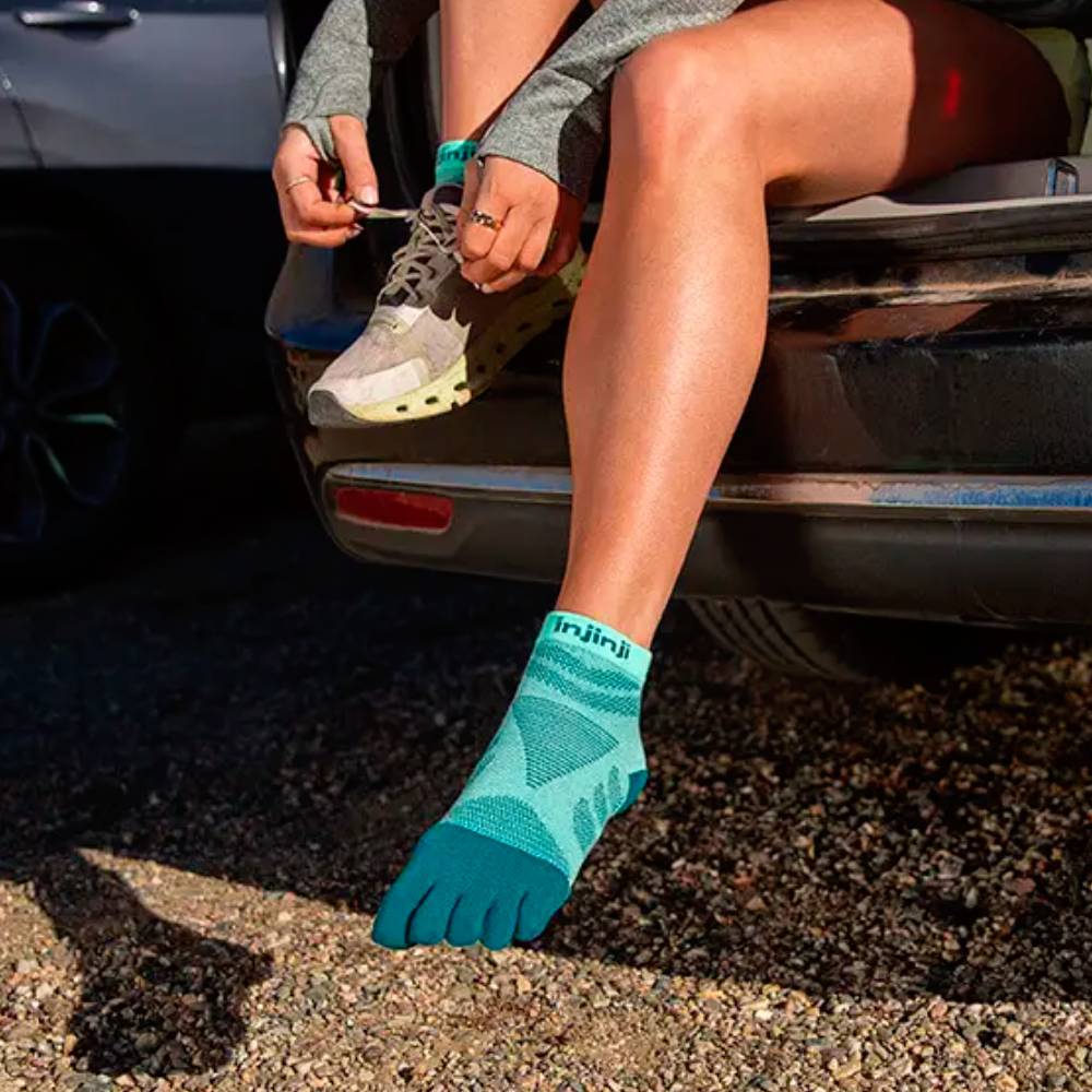 CALCETINES INJINJI ULTRA RUN MINI-CREW MUJER - Glacier - Image 2