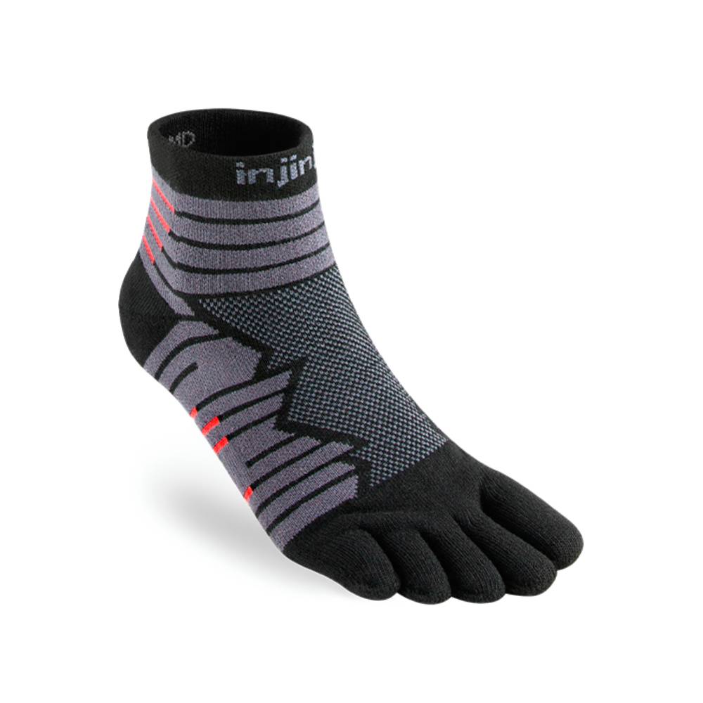 CALCETINES INJINJI ULTRA RUN MINI-CREW - Onyx