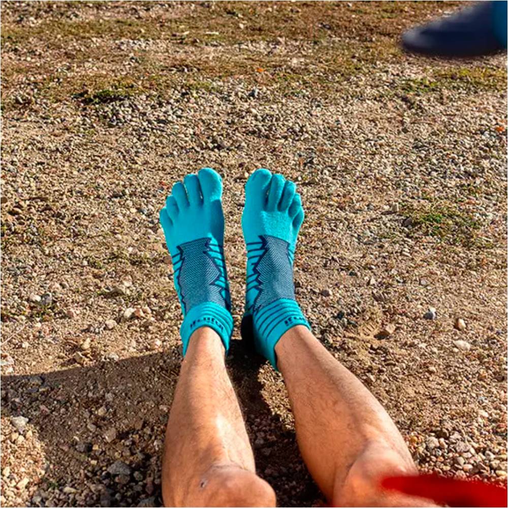 CALCETINES INJINJI ULTRA RUN MINI-CREW - Pacific Blue - Image 2