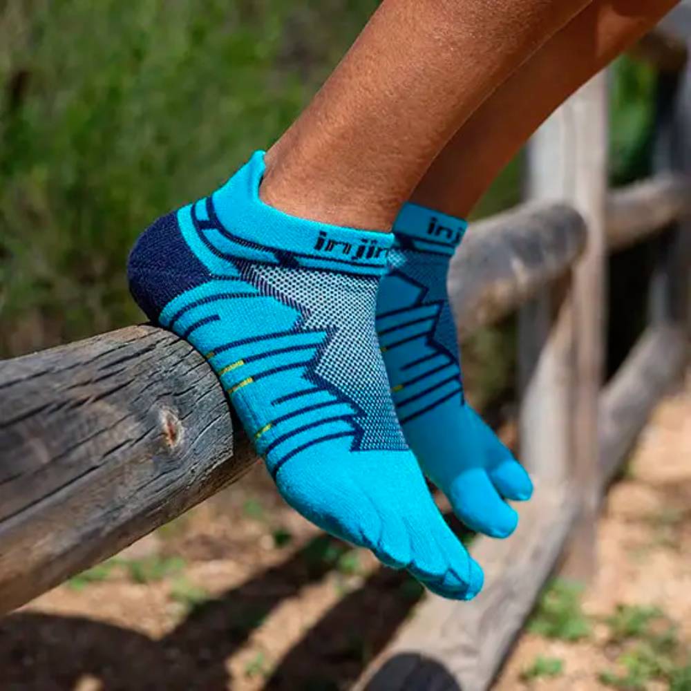 CALCETINES INJINJI ULTRA RUN NO-SHOW - Pacific Blue - Image 2