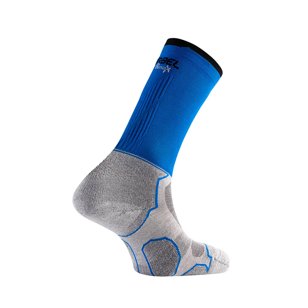 CALCETINES COMPRESIVOS LURBEL DESAFÍO FIVE - Gris hielo / Azul royal - Image 2