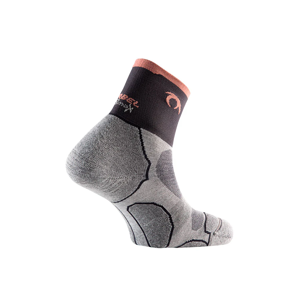 CALCETINES LURBEL DESAFÍO FOUR - Gris Hielo / Naranja - Image 2