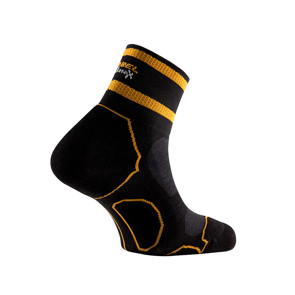 CALCETINES LURBEL DESAFÍO SPIRIT FOUR - Negro / Amarillo ambar - Image 2