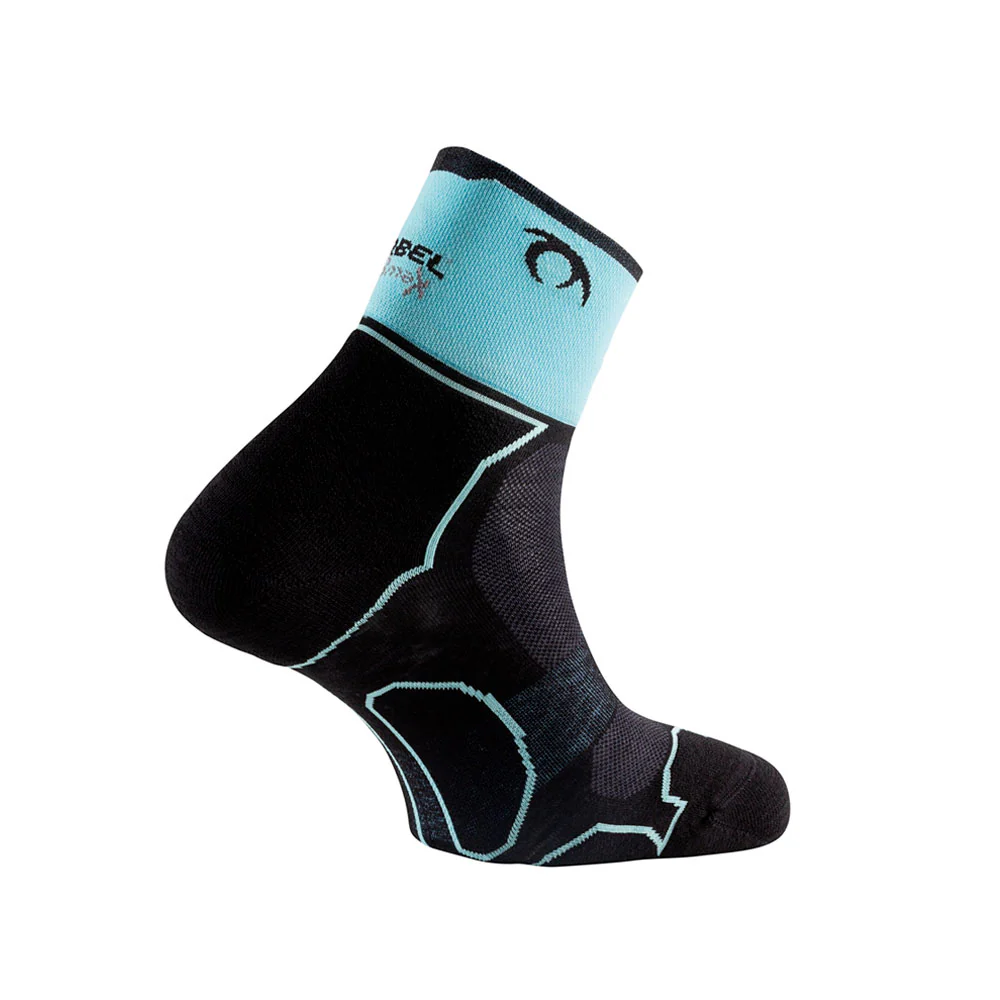 CALCETINES LURBEL DESAFÍO THREE - Negro / Azul Costa - Image 2
