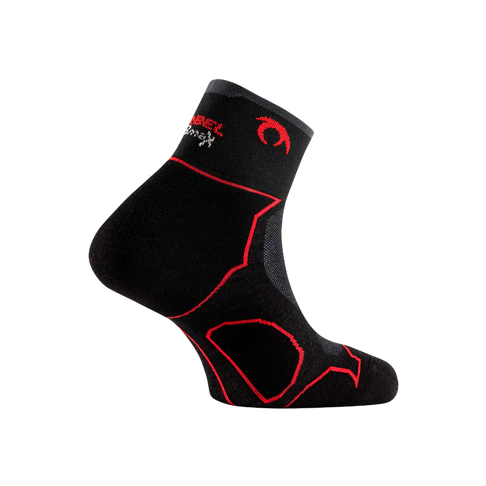 CALCETINES LURBEL DESAFÍO THREE - Negro / Rojo - Image 2