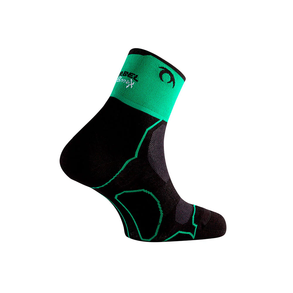CALCETINES LURBEL DESAFÍO THREE - Negro / Verde Golf - Image 2