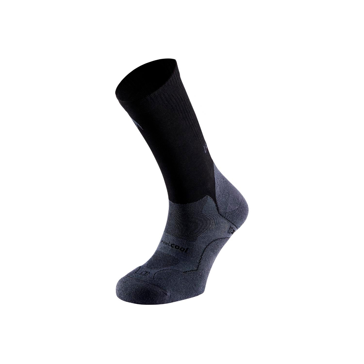 CALCETINES LURBEL GRAVITY - Gris Marengo / Negro