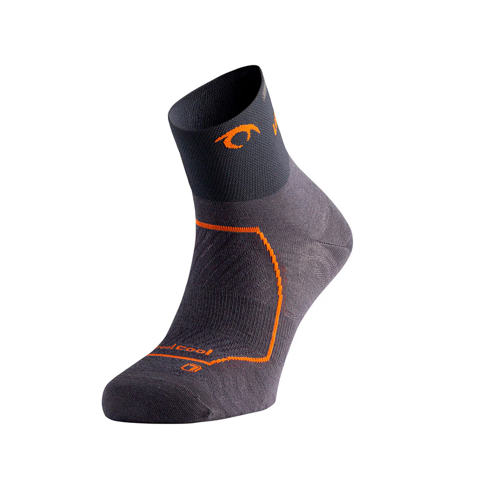 CALCETINES LURBEL RACE THREE - Marengo / Naranja