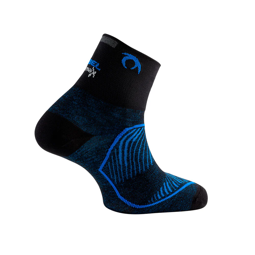 CALCETINES LURBEL RACE THREE - Negro / Azul Royal - Image 2