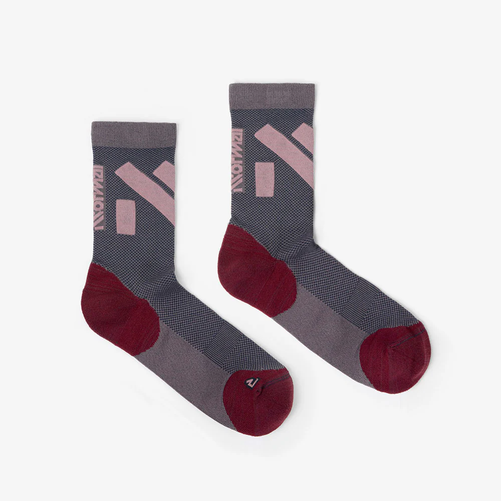 CALCETINES NNORMAL RACE MEDIUM CUT - Purple