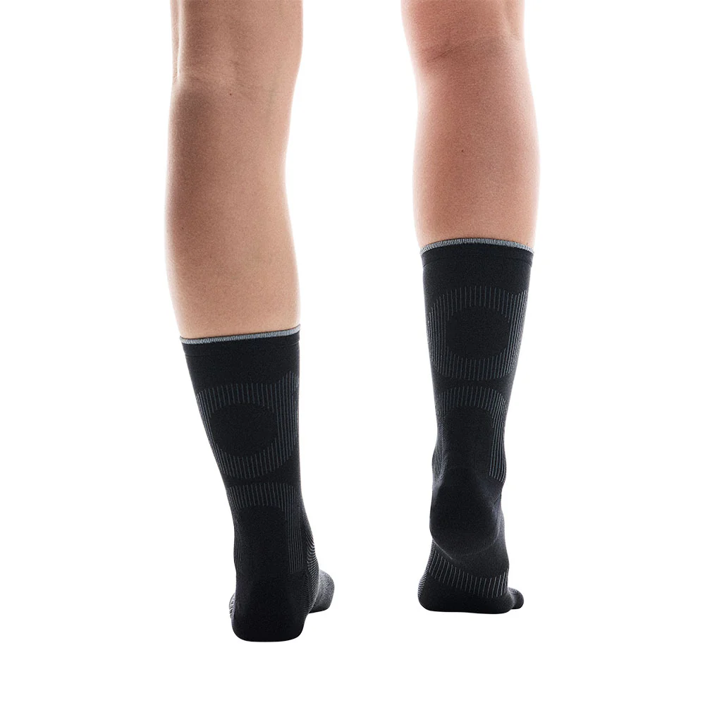 CALCETINES ON ELITE RUN HIGH - Black / Magnet - Image 3